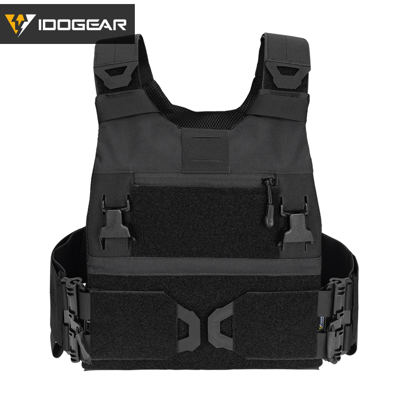 IDOGEAR 3.0 FCSK Quick Release Tactical Vest With Elastic Sides Plate Carrier for Airsoft, Military Combat Vest 3320-IDOGEAR INDUSTRIAL
