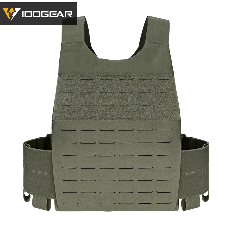 IDOGEAR 3.0 FCSK Quick Release Tactical Vest With Elastic Sides Plate Carrier for Airsoft, Military Combat Vest 3320-IDOGEAR INDUSTRIAL