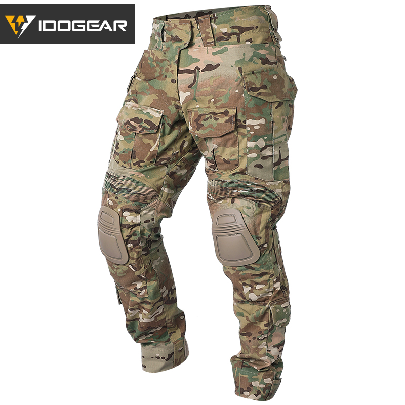 IDOGEAR G3 Combat Pants Knee Pads Multicam/Black Pro for Hunting, Hiking, Climbing Outdoor 3201-IDOGEAR INDUSTRIAL
