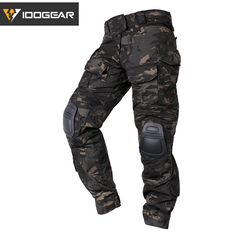 IDOGEAR Men's G3 Combat Pants with Knee Pads Rapid Assault Tactical  Trousers Camo move flexibly 3201