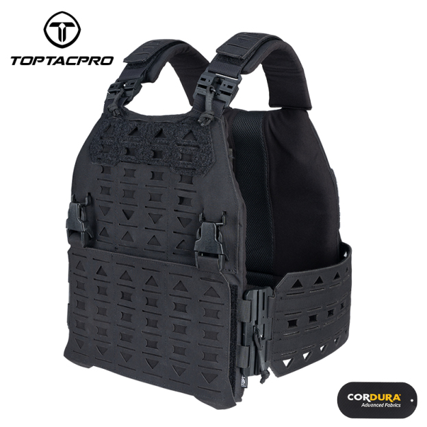 TOPTACPRO Tactical Vest Magnetic Suction Quick Release Buckle Imported Original Fabric Matting Combat Vest 8301-IDOGEAR INDUSTRIAL