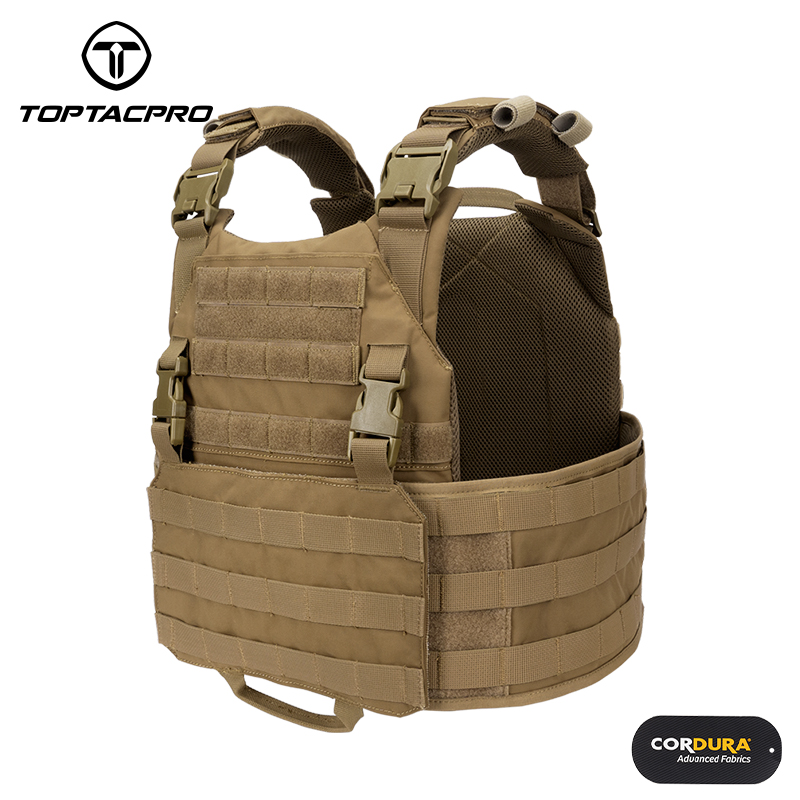 TOPTACPRO Rhino Tactical Vest XN Tactical Vest Quick Release Plate Carrier Military MOLLE Combat Vest 8302-IDOGEAR INDUSTRIAL
