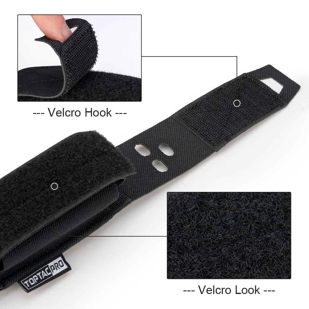 TOPTACPRO Molle Flashlight Holder Magazine Pouch Tactical Pouches Flashbang Pouch Portable Multiuse Tool Pouches 8502-IDOGEAR INDUSTRIAL