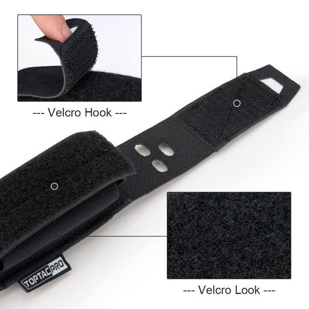 TOPTACPRO Molle Flashlight Holder Magazine Pouch Tactical Pouches Flashbang Pouch Portable Multiuse Tool Pouches 8502-IDOGEAR INDUSTRIAL