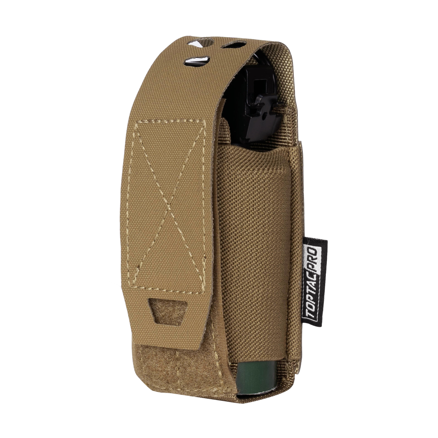 TOPTACPRO Molle Flashlight Holder Magazine Pouch Tactical Pouches Flashbang Pouch Portable Multiuse Tool Pouches 8502-IDOGEAR INDUSTRIAL