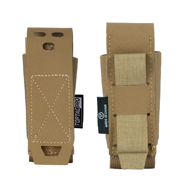 TOPTACPRO Molle Flashlight Holder Magazine Pouch Tactical Pouches Flashbang Pouch Portable Multiuse Tool Pouches 8502-IDOGEAR INDUSTRIAL
