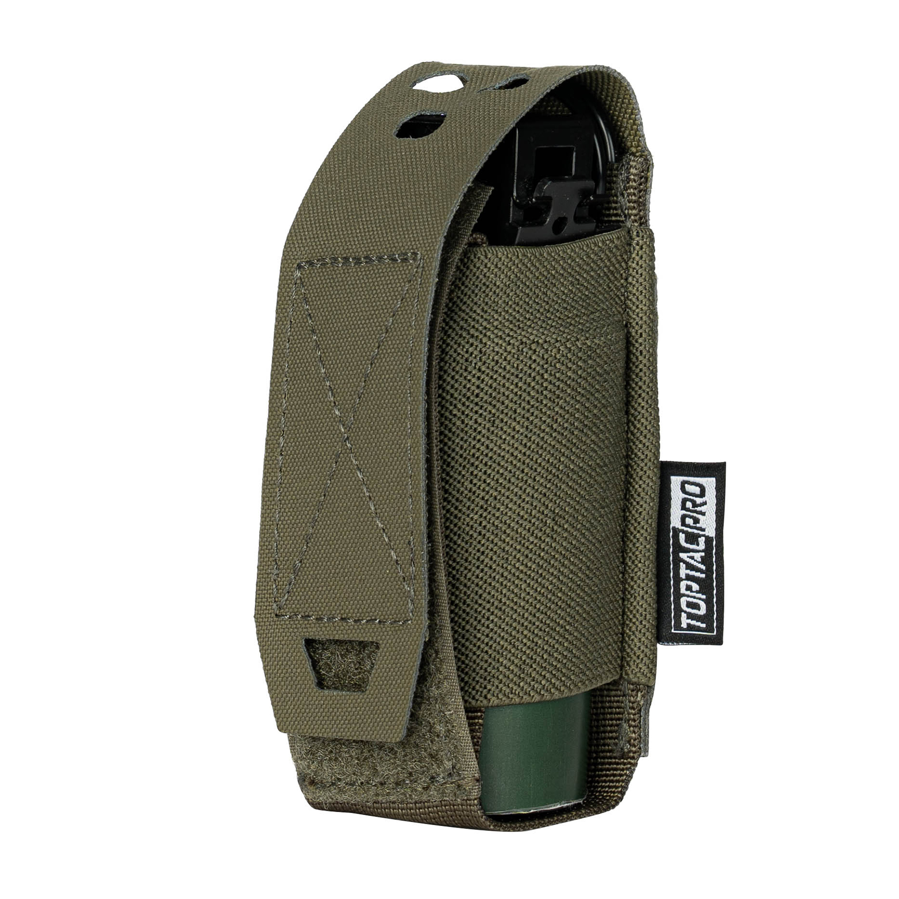TOPTACPRO Molle Flashlight Holder Magazine Pouch Tactical Pouches Flashbang Pouch Portable Multiuse Tool Pouches 8502-IDOGEAR INDUSTRIAL
