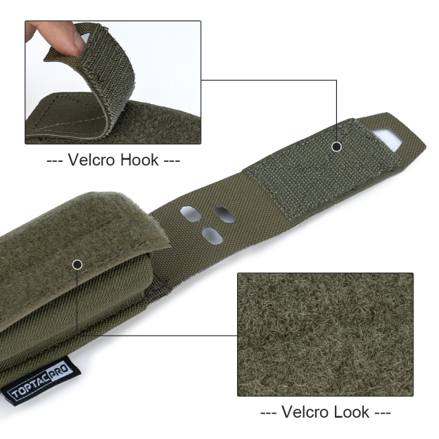 TOPTACPRO Molle Flashlight Holder Magazine Pouch Tactical Pouches Flashbang Pouch Portable Multiuse Tool Pouches 8502-IDOGEAR INDUSTRIAL
