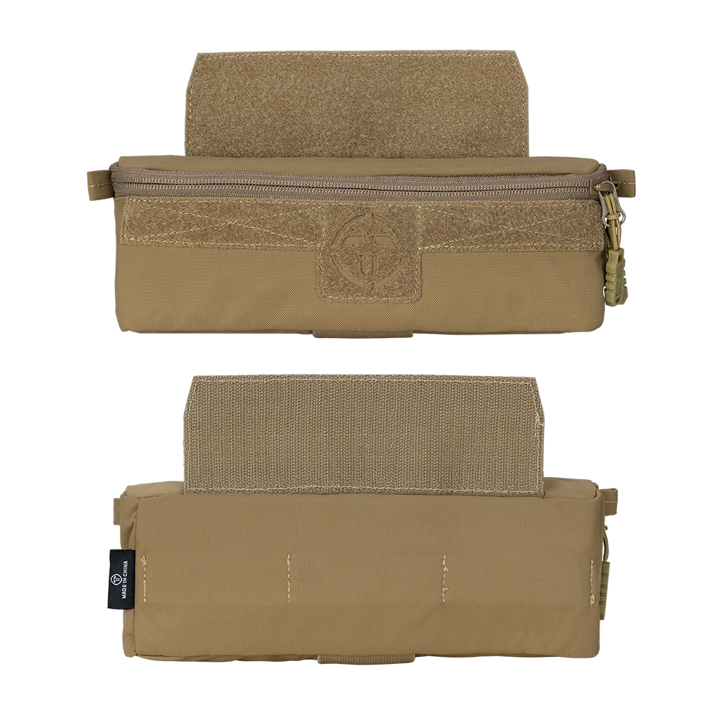 TOPTACPRO Tactical Dump Drop Pouch Molle Admin Pouch Utility Tool Organizer Pouch Multicamo for JPC CPC AVS Vest Airsoft Paintball (Bag Only)8506-IDOGEAR INDUSTRIAL