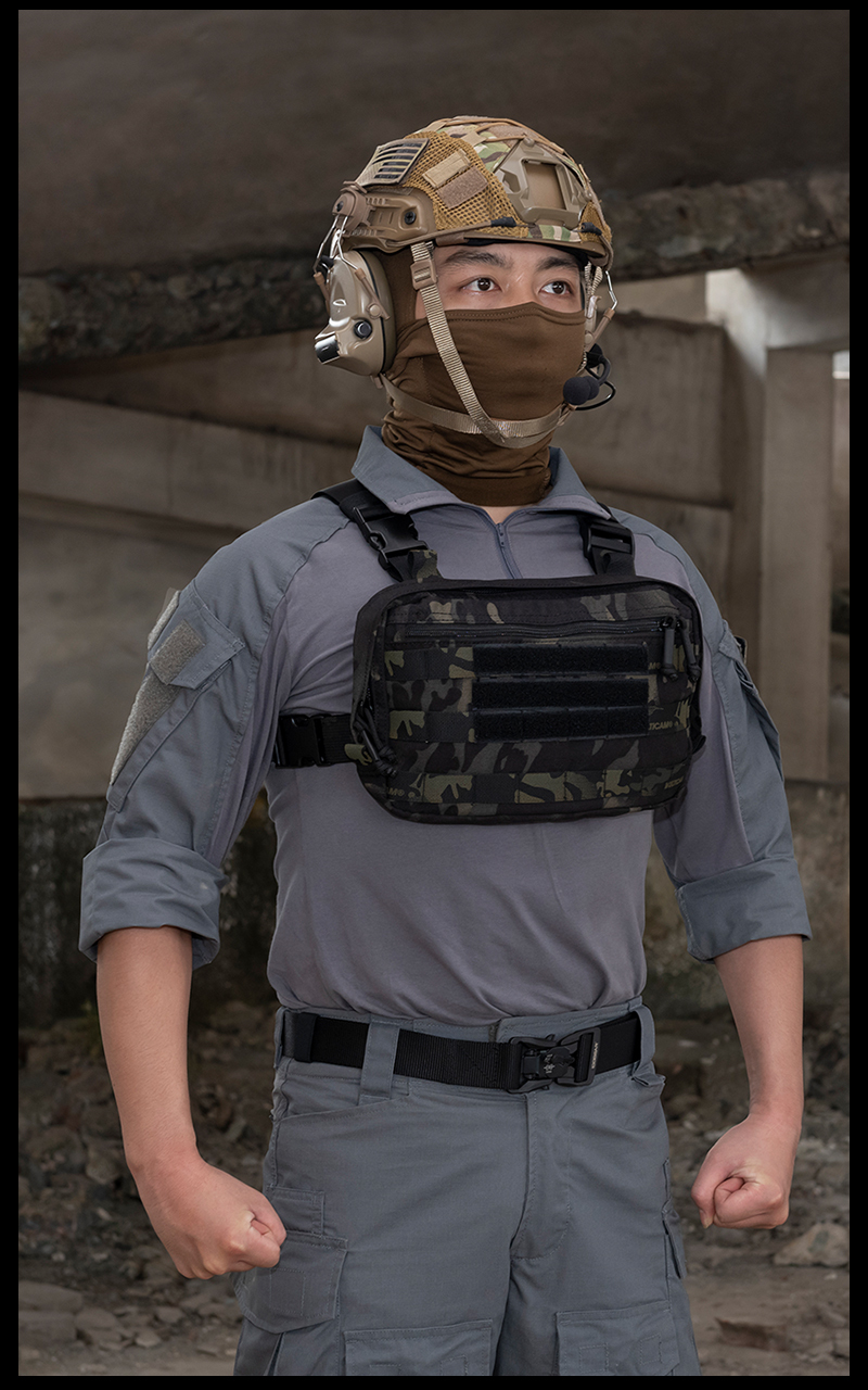 IDOGEAR Tactical Recon Kit Bag Chest Bag Molle Combat Pouch 500D