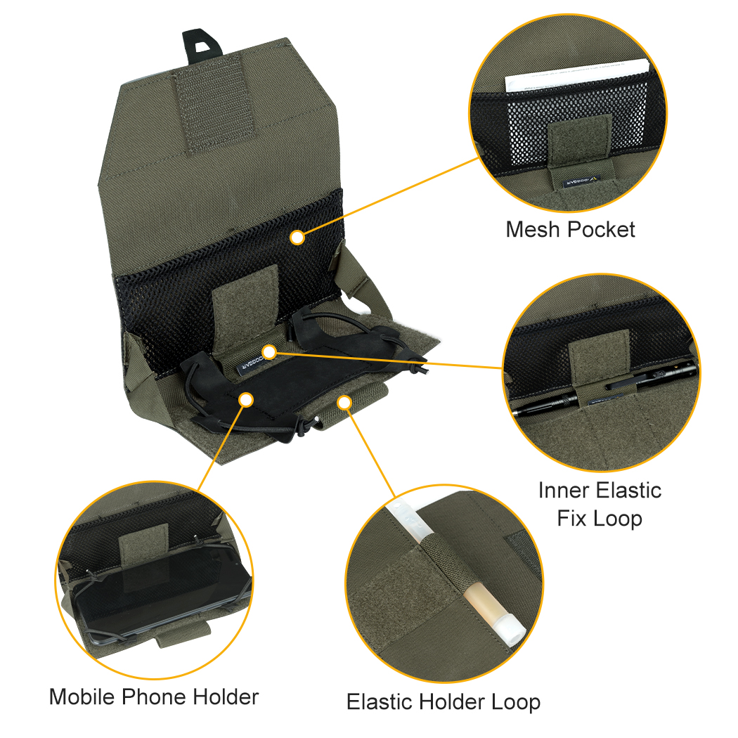 IDOGEAR Tactical Phone Pouch Universal MOLLE Phone Pouch Holder
