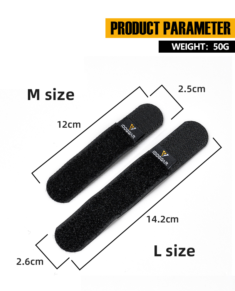 IDOGEAR Cable Ties Strap Webbing Tidy Organizer Fix Hook& Loop Grip Wrapping Reusable Restraints 3925(4piece)-IDOGEAR INDUSTRIAL