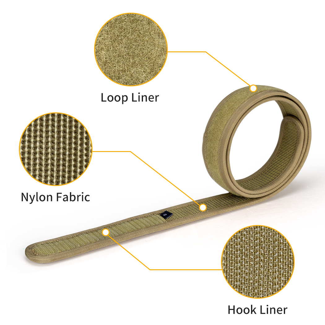 IDOGEAR Hook Liner Inner Belt 1.5" Width for Tactical Duty Belt Gun Belts for Men 3426-IDOGEAR INDUSTRIAL