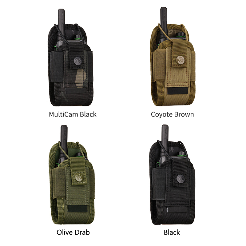 IDOGEAR Mini Radio Pouch Small Molle Walkie-talkie Interphone Pouch Tactical Molle Tool Pouch 3536-IDOGEAR INDUSTRIAL