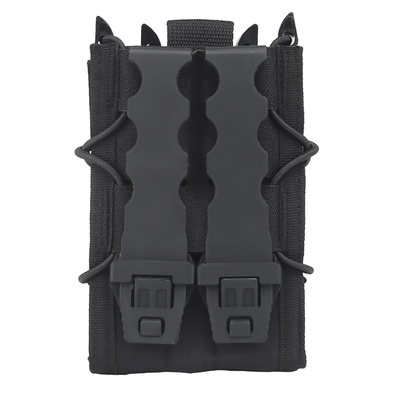 IDOGEAR Tactical HS 9mm 556 Double Stack Mag Pouch Mag Carrier Airsoft MOLLE MC MG-50-IDOGEAR INDUSTRIAL