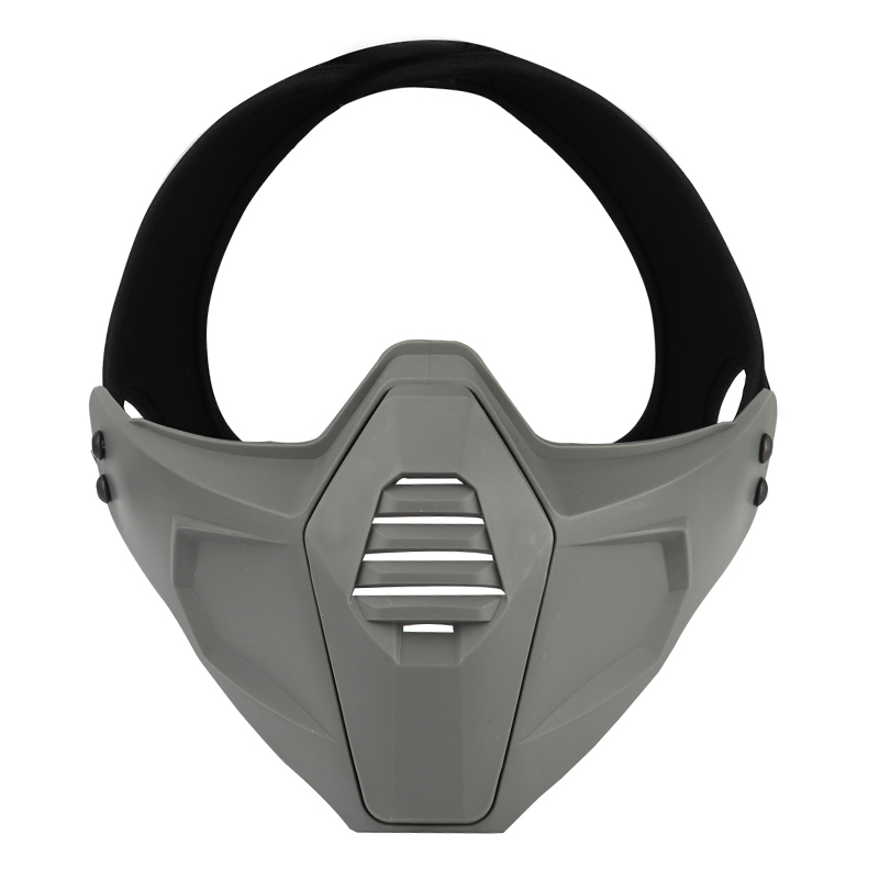 IDOGEAR Tactical Half Face Mask For OC Style Helmet Rail Mask 6603-IDOGEAR INDUSTRIAL
