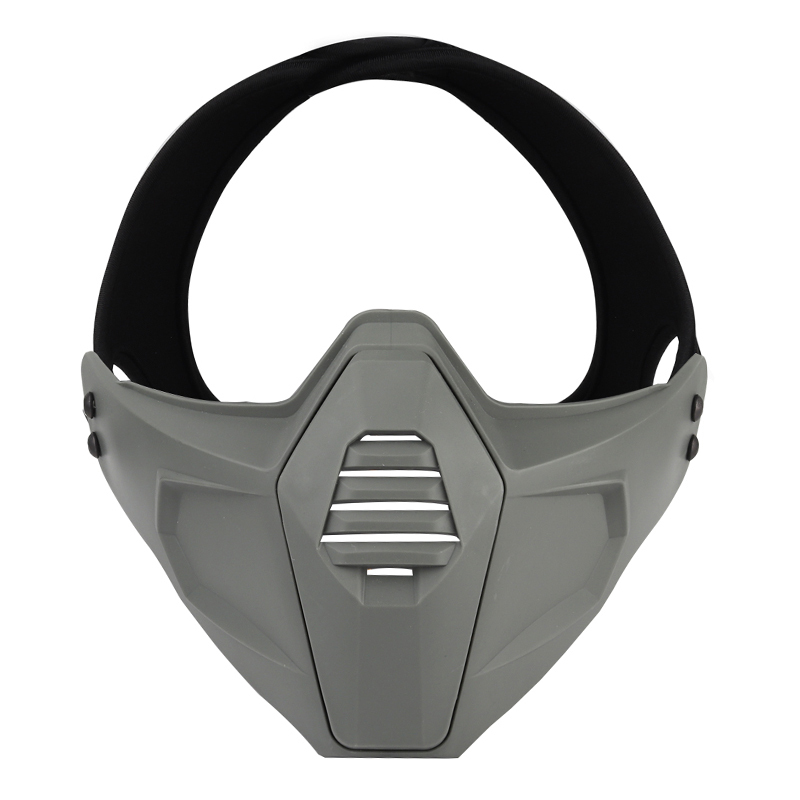 IDOGEAR Tactical Half Face Mask For OC Style Helmet Rail Mask 6603-IDOGEAR INDUSTRIAL