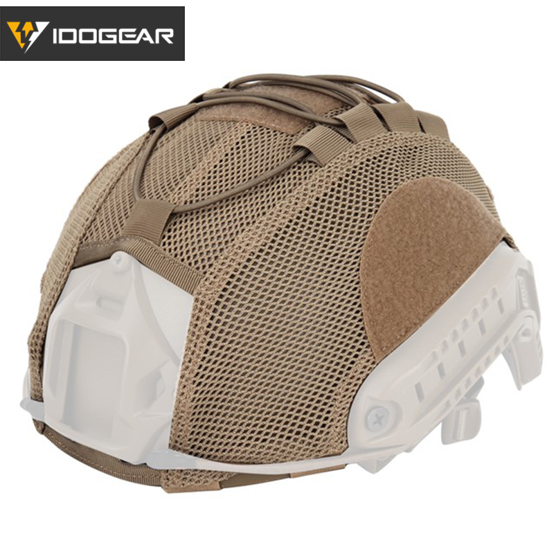 IDOGEAR Mesh Tactical Helmet Cover Cloth for FAST Helmet Camo Headwear Tactical Helmet accessories 3810-IDOGEAR INDUSTRIAL