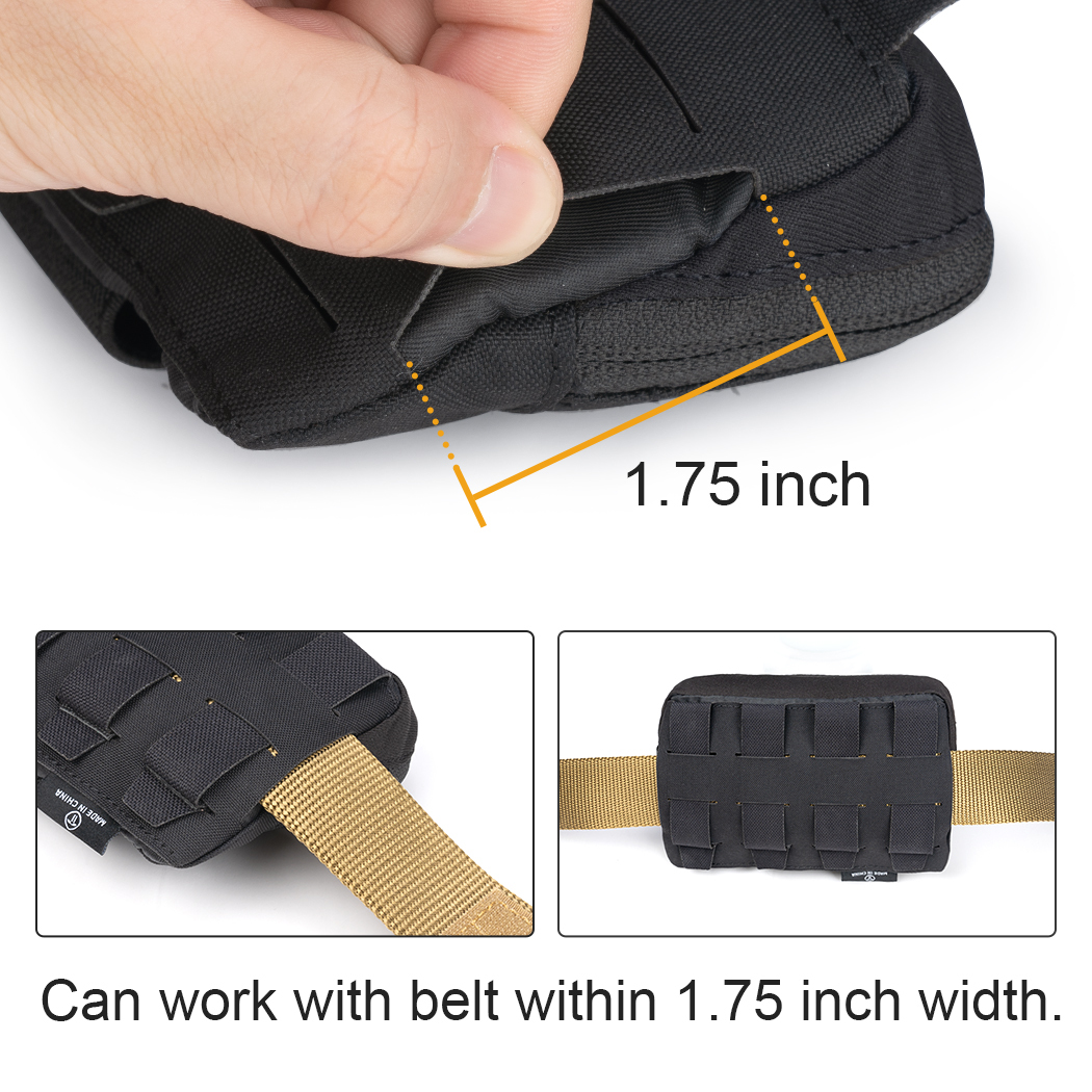 TOPTACPRO Tactical MOLLE Admin Panel Pouch Small Chest Pouch For Tactical Vest JPC2.0 AVS CPC MOLLE System Gun Belt 8510-IDOGEAR INDUSTRIAL