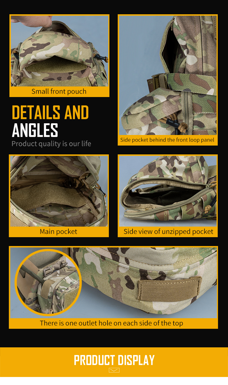 IDOGEAR Tactical MOLLE Hydration Pack Mini Outdoor Water Bladder Carrier Pack for Tactical Vest Backpack 3530-IDOGEAR INDUSTRIAL