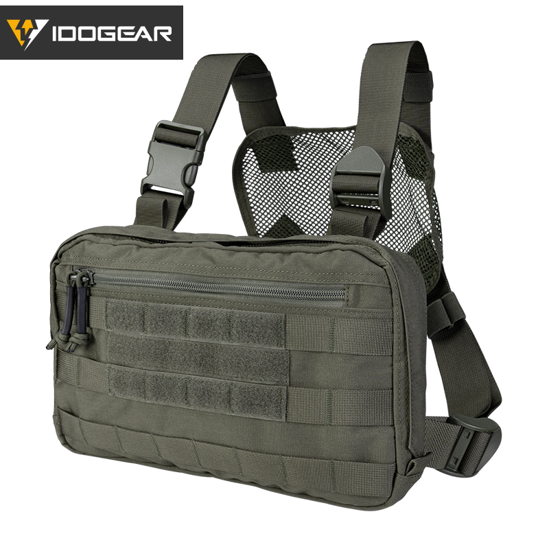 IDOGEAR Tactical Recon Kit Bag Chest Bag Molle Combat Pouch 500D Nylon 3537-IDOGEAR INDUSTRIAL