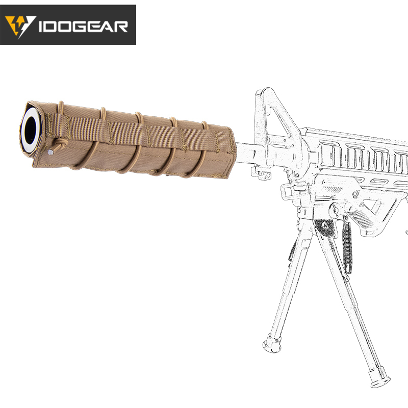 IDOGEAR Suppressor Cover 7'' inch Silencer Cover Quick Release Camouflage Cover 500D Nylon 3529-IDOGEAR INDUSTRIAL