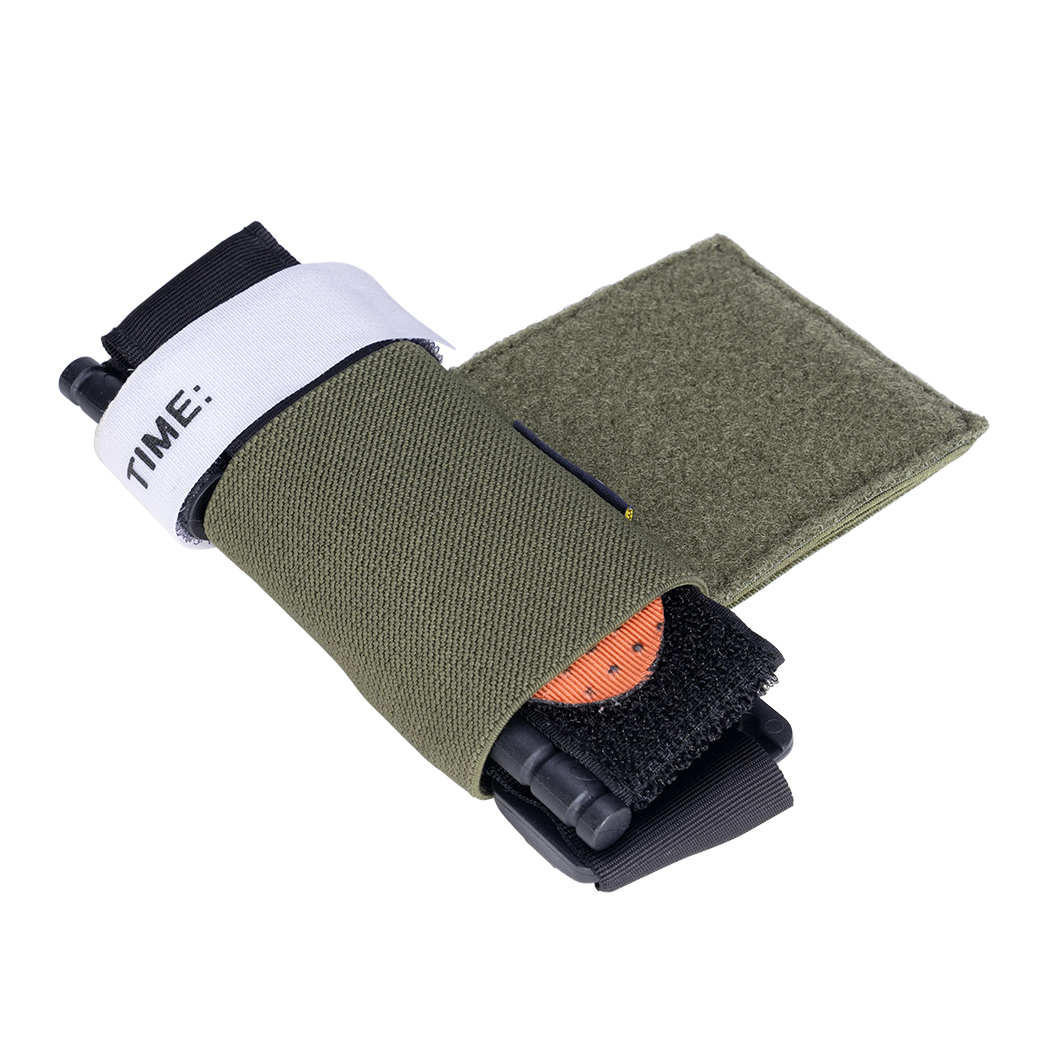 IDOGEAR Tactical Elastic Tourniquet Holder TQ Holster with Hook and Loop for Tactical Belt Duty Belt 3581-IDOGEAR INDUSTRIAL