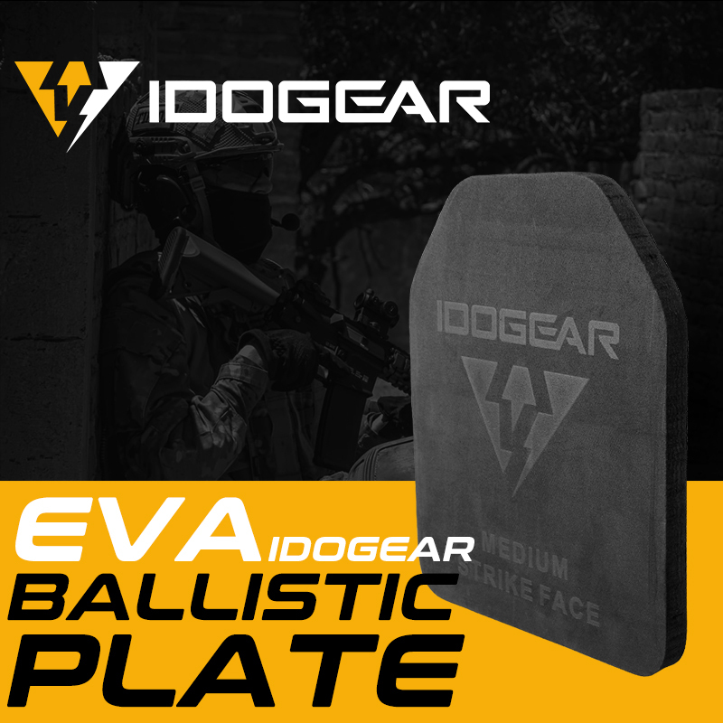 IDOGEAR Tactical Plate EVA Foam SAPI Plate for Tactical Vest Inner Liner Foam SAPI Shock Plate Medium Size 2 PCS 3907-IDOGEAR INDUSTRIAL