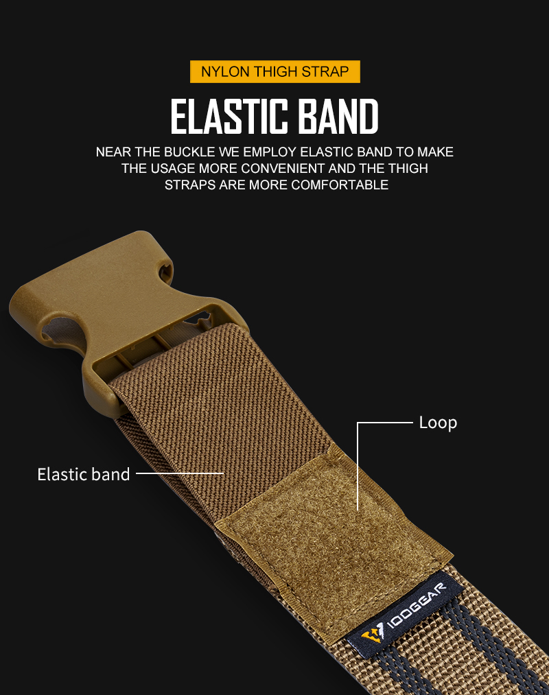 IDOGEAR Tactical Leg Strap Thigh Strap for Thigh Holster Leg Hanger with Quick-Release Buckle for Men 3419-IDOGEAR INDUSTRIAL