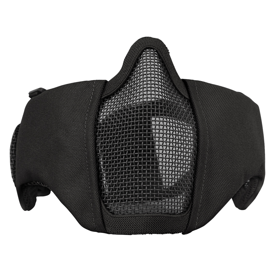 IDOGEAR Face Masks Adjustable Half Face Mask Steel Mesh with Ear Protection Lower Face Mask 3601-IDOGEAR INDUSTRIAL