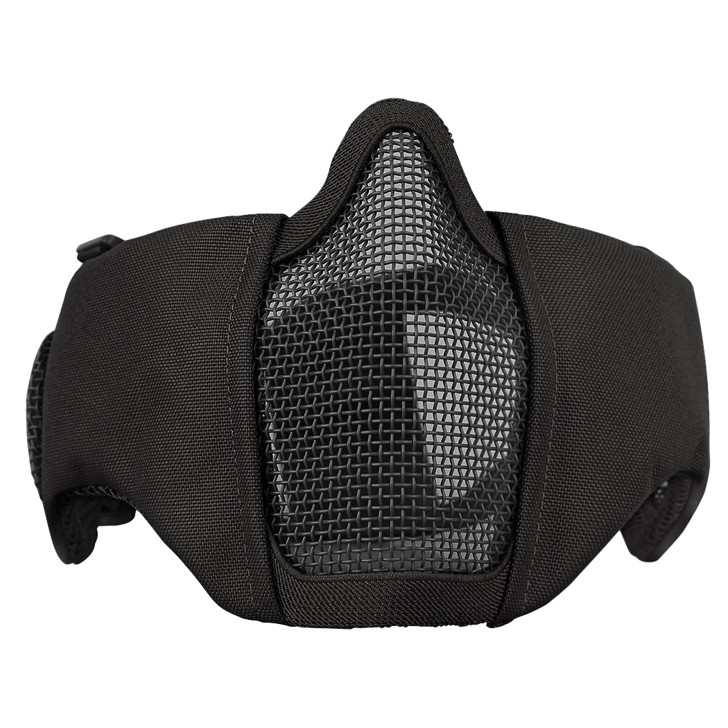 IDOGEAR Face Masks Adjustable Half Face Mask Steel Mesh with Ear Protection Lower Face Mask 3601-IDOGEAR INDUSTRIAL