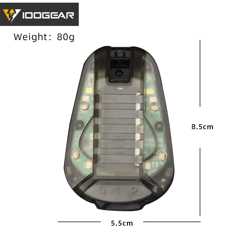 IDOGEAR LED Light Hunting Life Survival Safety Flash Light LED Strobe 6906-IDOGEAR INDUSTRIAL