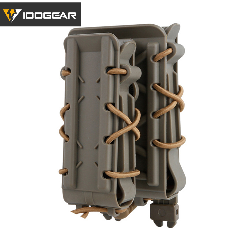 IDOGEAR Mag Pouch 5.56mm 7.62mm Magazine Pouches Molle Tactical 9mm Magazine Holder Mag Carrier Hunting Equipment Holder 3561-IDOGEAR INDUSTRIAL