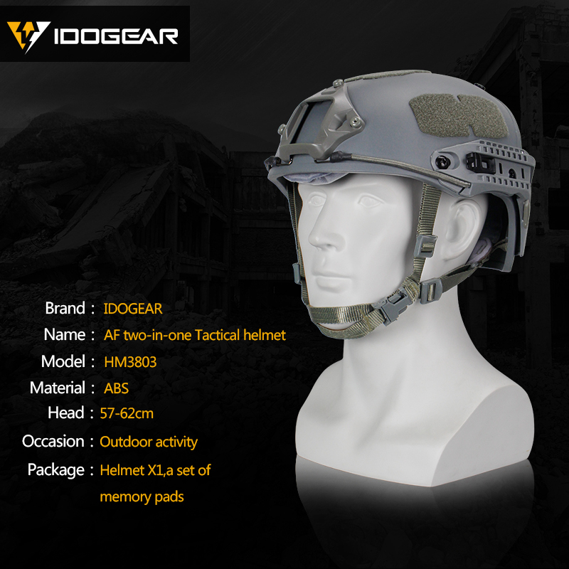 IDOGEAR Tactical Fast Helmet Multicam CP Style AF Helmet Shroud Protective Hunting Accessories 3803-IDOGEAR INDUSTRIAL