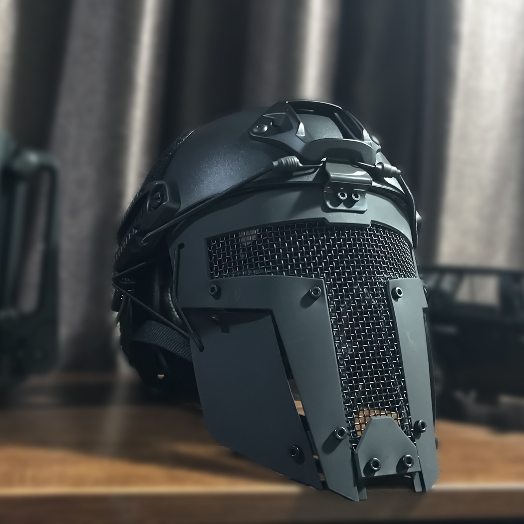IDOGEAR Full Face Mask Tactical SPT Mesh Mask Fit for Fast Helmet Duty Face Protection 2671-IDOGEAR INDUSTRIAL