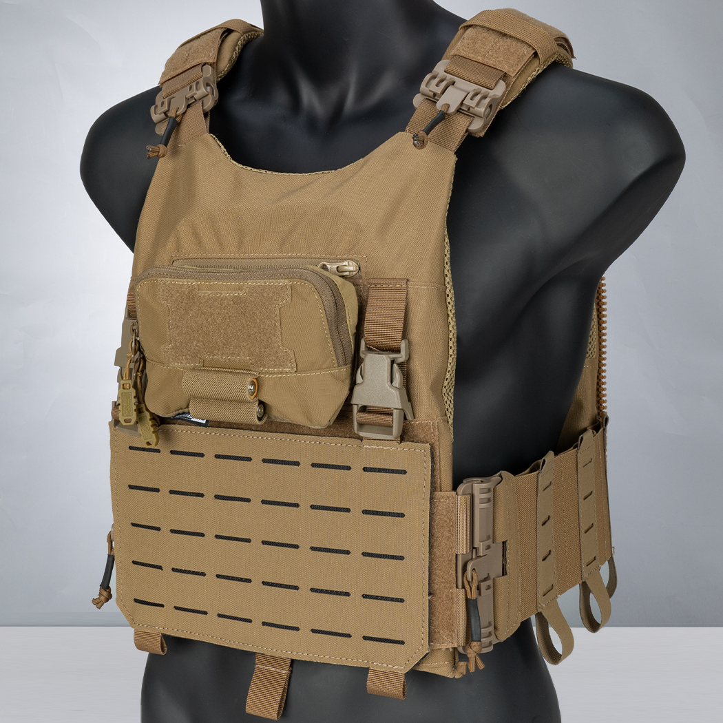 TOPTACPRO Tactical MOLLE Admin Panel Pouch Small Chest Pouch For Tactical Vest JPC2.0 AVS CPC MOLLE System Gun Belt 8510-IDOGEAR INDUSTRIAL