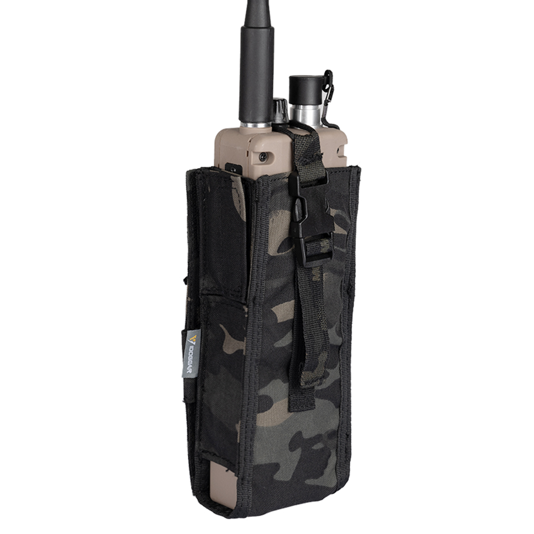 IDOGEAR Tactical Radio Pouch for Walkie Talkies PRC 148/152 Molle Radio  Holder 500D Nylon 3553