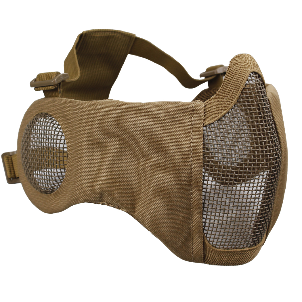 IDOGEAR Face Masks Adjustable Half Face Mask Steel Mesh with Ear Protection Lower Face Mask 3601-IDOGEAR INDUSTRIAL