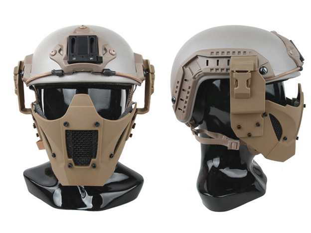 IDOGEAR Half Face Mask Lower Face Steel Mesh Mask Adjustable Flexible Mask 3603-IDOGEAR INDUSTRIAL