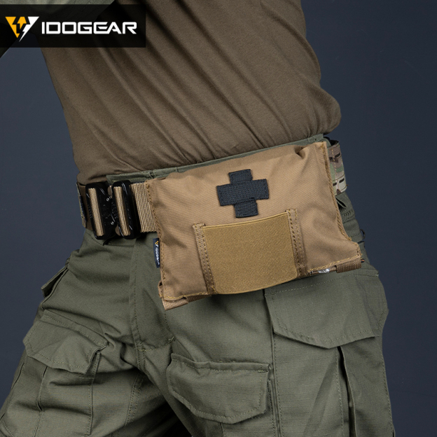 IDOGEAR Blow-Out Medical Pouch Small Tactical Medic Pouch First Aid LBT9022 Style Seal Medical Bag 500D Nylon 3548-IDOGEAR INDUSTRIAL