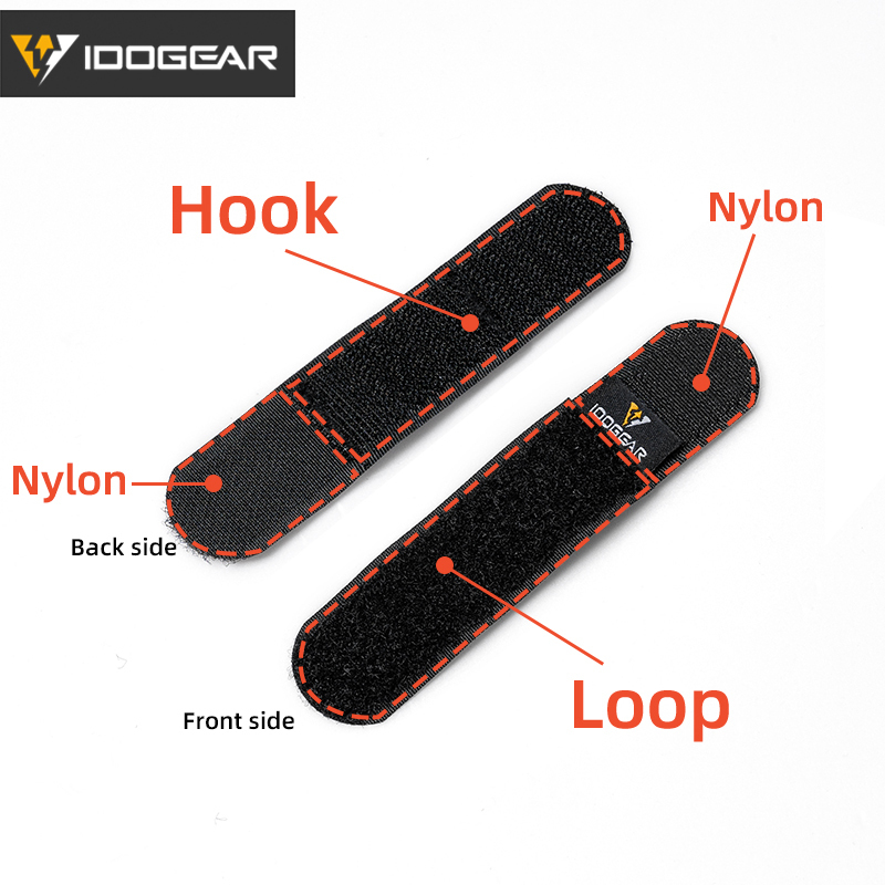 IDOGEAR Cable Ties Strap Webbing Tidy Organizer Fix Hook& Loop Grip Wrapping Reusable Restraints 3925(4piece)-IDOGEAR INDUSTRIAL