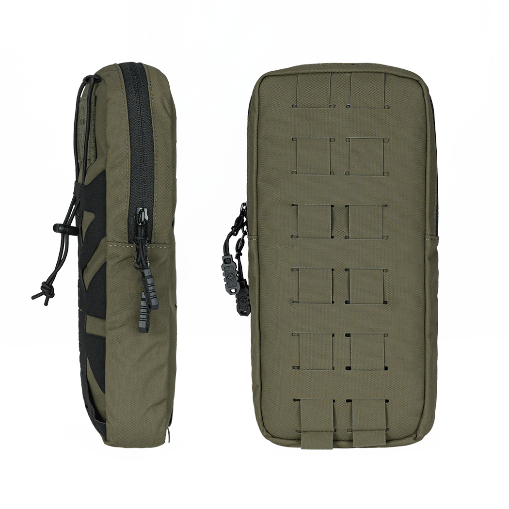 TOPTACPRO Tactical Hydration Pouch with Inner Bladder Water Bag Laser Cut MOLLE Hydration Pouch for Hiking Biking Running and Climbing 8504-IDOGEAR INDUSTRIAL