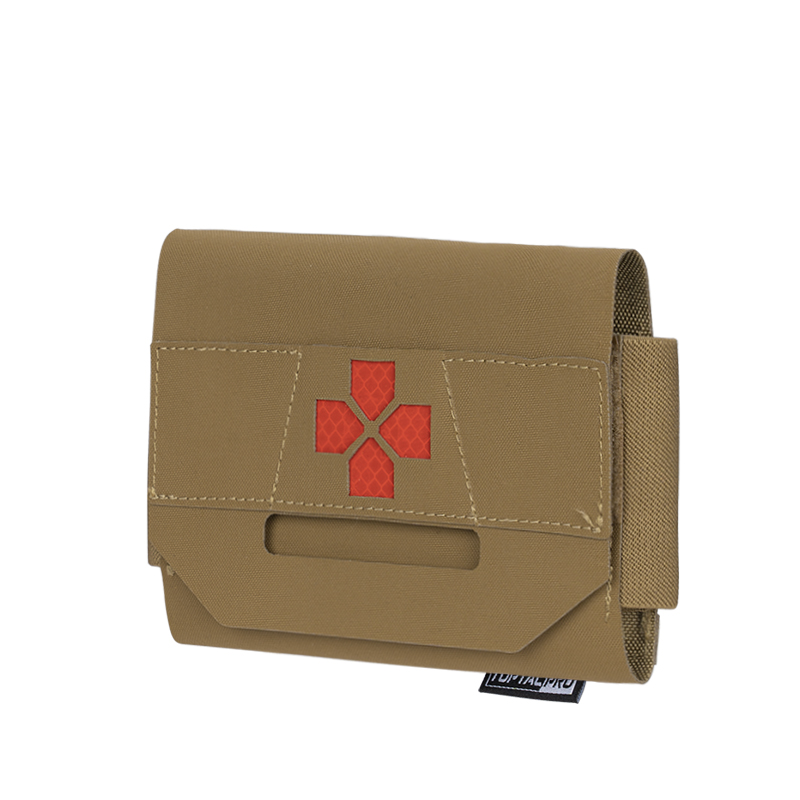 TOPTACPRO Tactical Micro Medical Pouch MOLLE First Aid Kits Bag 500D Cordura Nylon 8508-IDOGEAR INDUSTRIAL