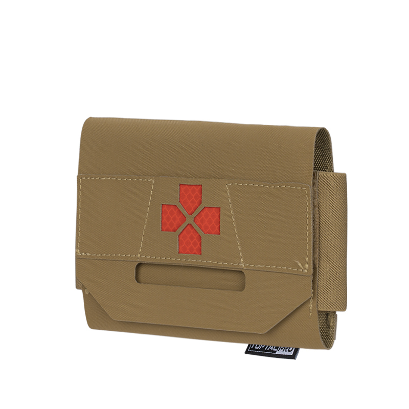 TOPTACPRO Tactical Micro Medical Pouch MOLLE First Aid Kits Bag 500D Cordura Nylon 8508-IDOGEAR INDUSTRIAL