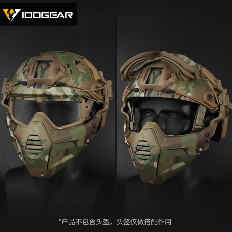 Masque respirateur tactique IDOGEAR demi-visage masque airsoft