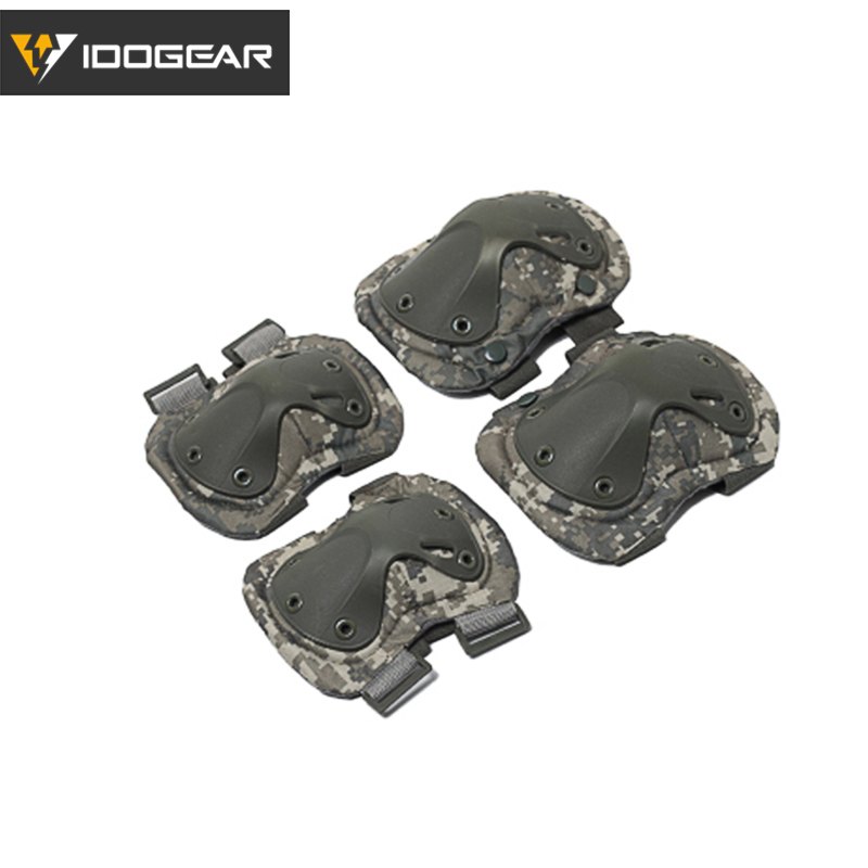 IDOGEAR Tactical Knee Pads & Elbow Pads Set Knee Protector Hunting