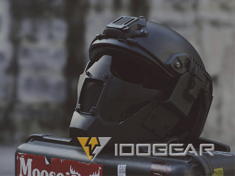 IDOGEAR Half Face Mask Lower Face Steel Mesh Mask Adjustable Flexible Mask 3603-IDOGEAR INDUSTRIAL