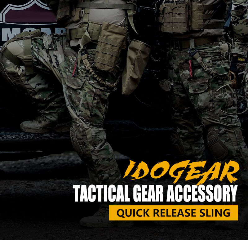 IDOGEAR Tactical Quick Release Opslaan Sling Lanyard Gear Tactical Accessoires 3410-IDOGEAR INDUSTRIAL