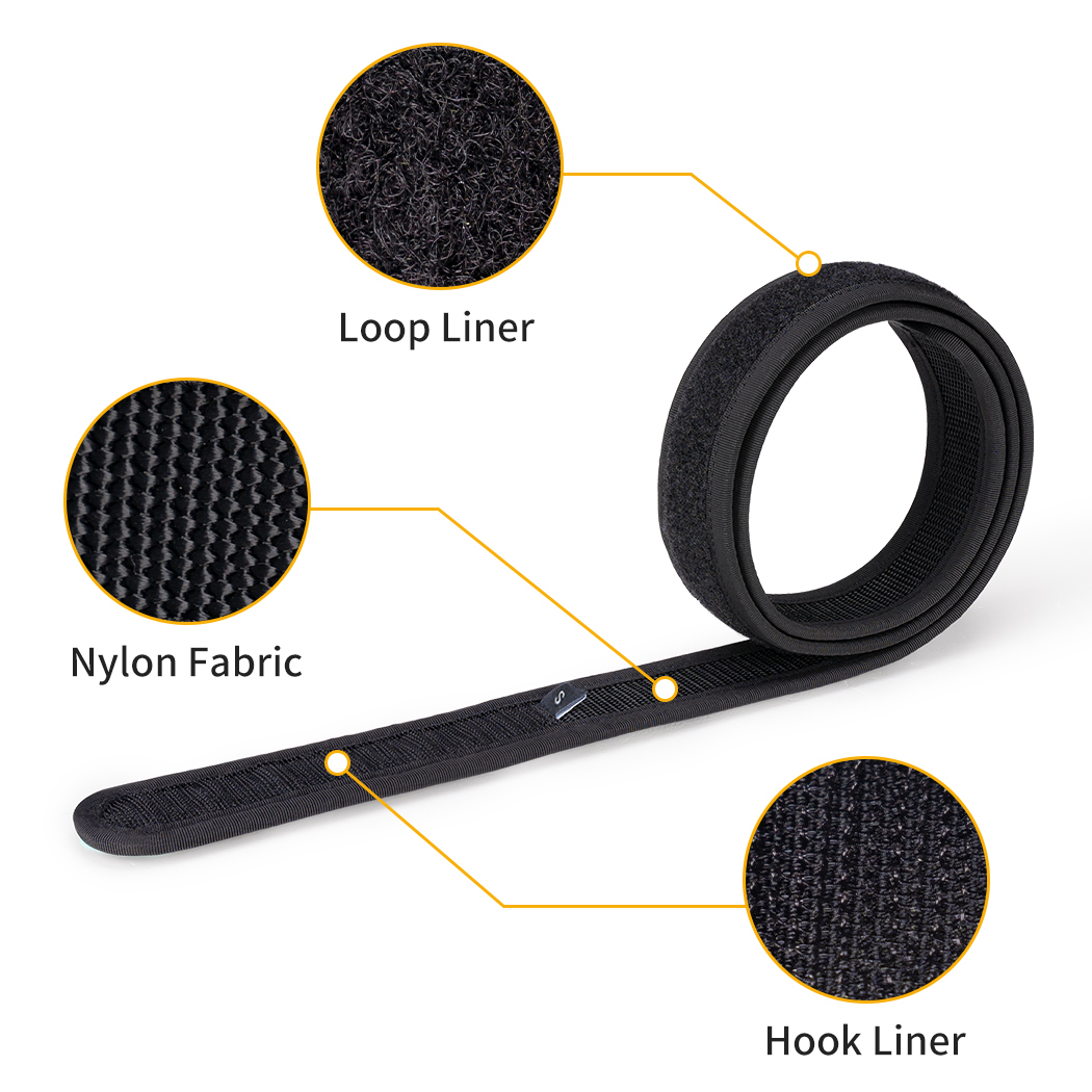 IDOGEAR Loop Liner Inner Belt for Duty Belt 1.5'' Tactical 500D Nylon Belts Unisex Hook and Loop Closure 3425-IDOGEAR INDUSTRIAL