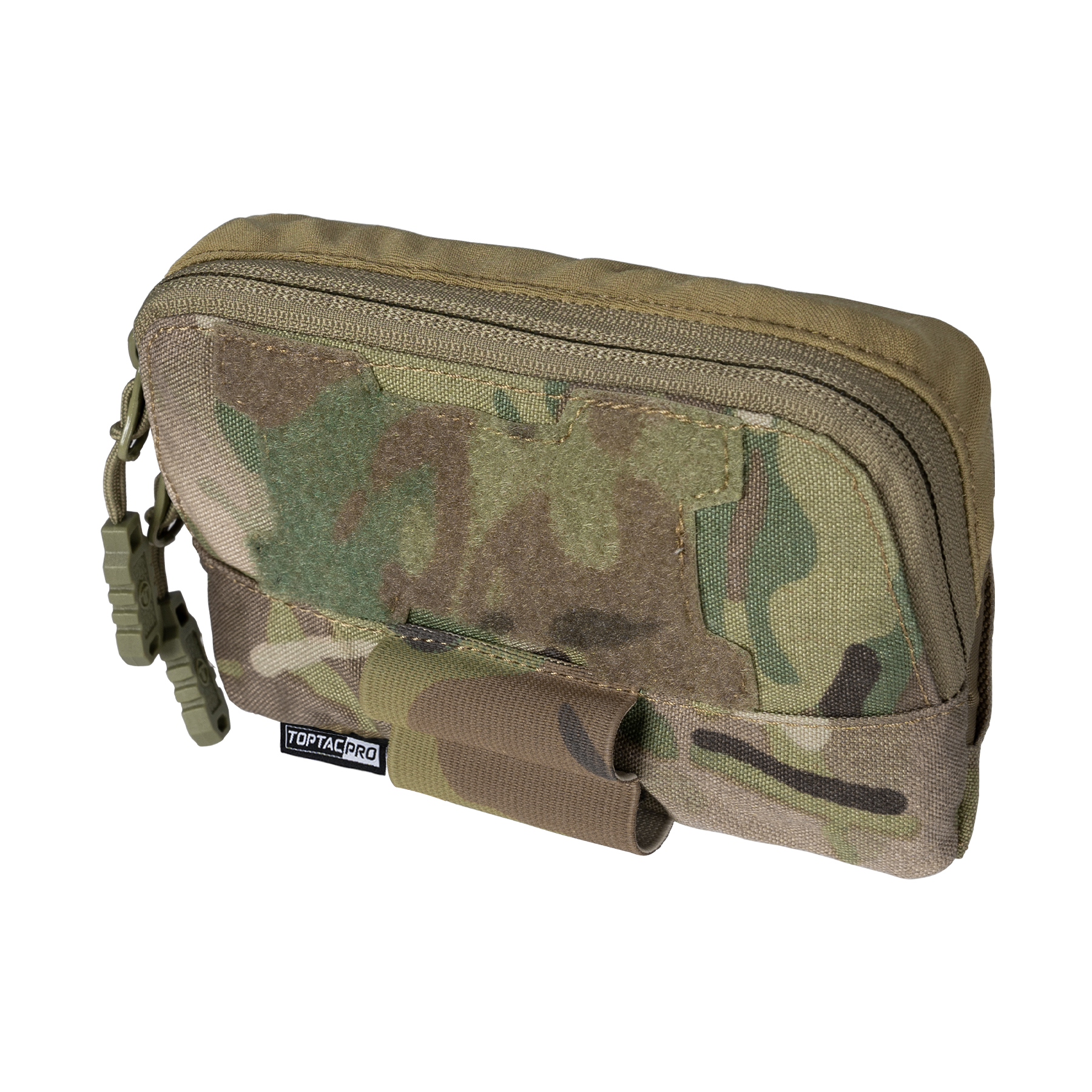 TOPTACPRO Tactical MOLLE Admin Panel Pouch Small Chest Pouch For Tactical Vest JPC2.0 AVS CPC MOLLE System Gun Belt 8510